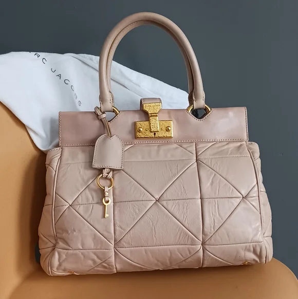 Marc Jacobs Patchwork Kle8n Satchrl Bag With Dust Bag - Picture 1 of 16